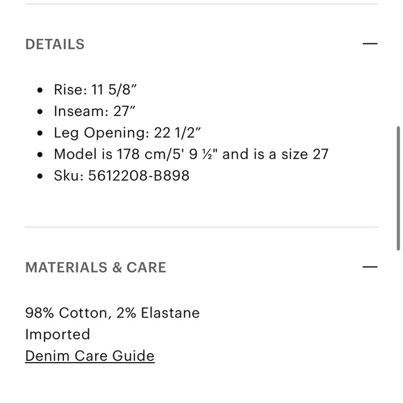 PAIGE ANESSA wide leg jean 27 - Picture 9 of 10